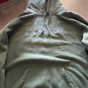 Clickbait fanjoy hoodie in forest green